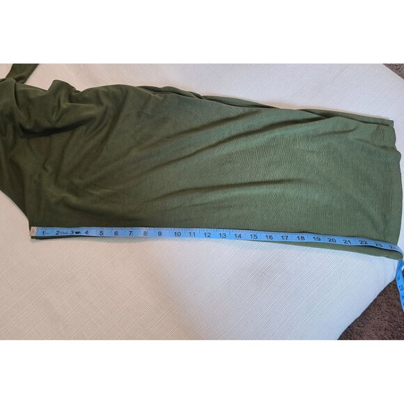 Old Navy Women’s Green Sleeveless Wide Leg Jumpsuit Size Large Belted V-Neck - Picture 12 of 16